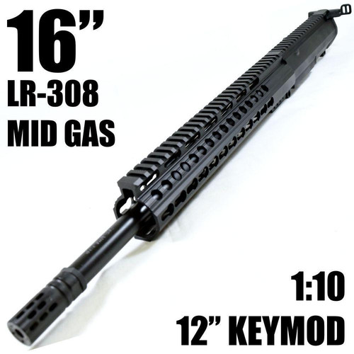 16" Aero Precision Billet LR308 1:10 Socom | 12" Keymod | Optiport W/ Charging Handle