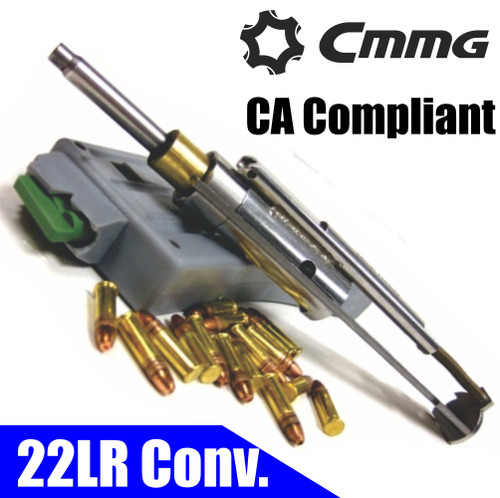 Cmmg 22LR AR Bravo Conversion Kit - 3x10 rd Mags, CA Compliant (CT35CMMG22BA6AE)