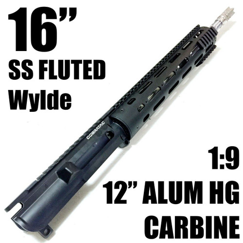 16" Stainless Fluted 1:9 HBar | Ultra-lite - 12" Aluminum HG - Titan Comp SS- Upper Build