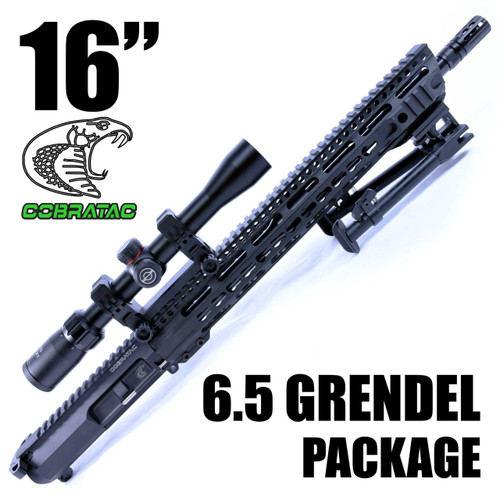 16" BILLET 6.5 GRENDEL | NITRIDE | 15" 3GUN PRO | PRECISION PACKAGE