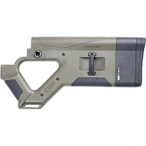HERA USA CQR Stock AR-15 Replacement Fixed Stock Mil-Spec Polymer OD Green