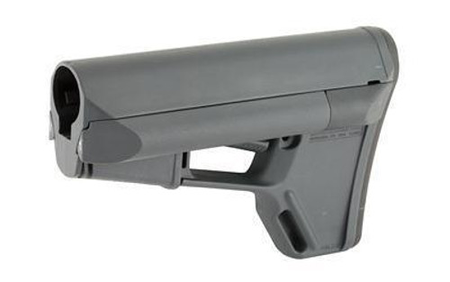 Magpul Industries, AR-15 ACS Mil-Spec Stock, Friction Lock, Rubber Buttpad, Polymer, Gray