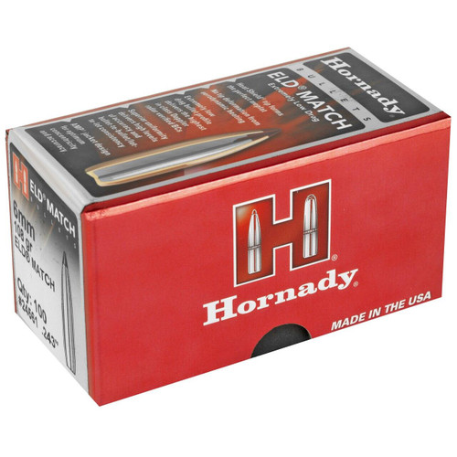 Hornady Hrndy Eld-m 6mm .243 108gr 100ct 090255245615