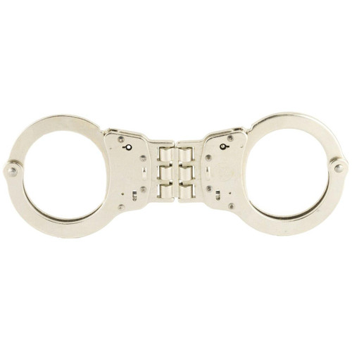 Smith and Wesson Sandw 300 Hinged Handcuffs Nickel 022188500967