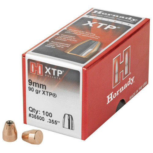 Hornady Hrndy Xtp 9mm .355 90gr 100ct 090255235500