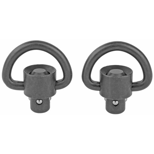 GrovTec Recessed Plunger Heavy Duty Push Button Swivels, Manganese Phosphate, D-Loop GTSW264