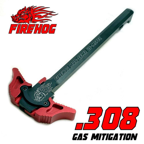 FIREHOG FireHog MOD-GEM4 Ambi Charging Handle with Gas Exhaust Mitigation or RED AR-10 LR.308