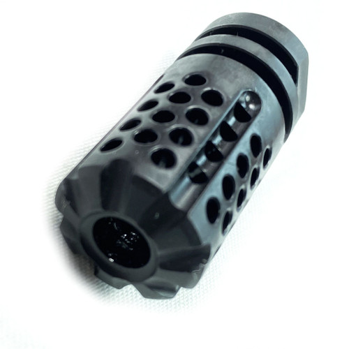 Fire Hog .223/5.76 - 1/2x28 Hybrid Flash Can Suppressor Brake - Nitride