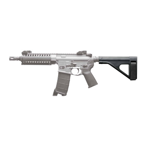 SB Tactical SOB, Pistol Stabilizing Brace, Fits AR Pistol Buffer Tube, Black, Includes Adjustable Nylon Strap SOB-01-SB