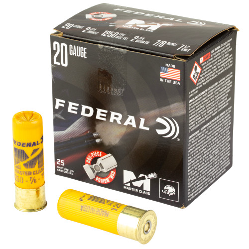 Fed Mstr Class 20ga 2.75" 7/8oz #7.5