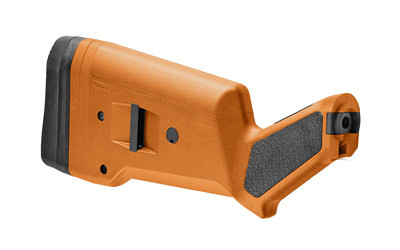 Magpul Industries SGA Stock, Fits Mossberg 500/590/590A1, Orange MAG490-ORG