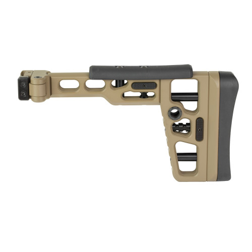 Samson Manufacturing Corp. SAS K Tactical Folding Stock, 1913 Picatinny Mounting Interface, 9"-10" Long, Anodized Finish, Flat Dark Earth 04-06170-32
