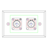 SP-2FPP Wall Plate