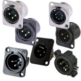 Neutrik XLR Male Panel Mount