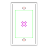 SP-1BNC Wall Plate