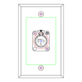 SP-1DFN Wall Plate
