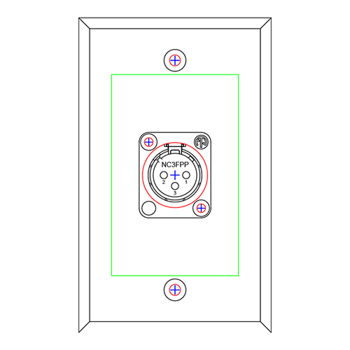 SP-1FPP Wall Plate