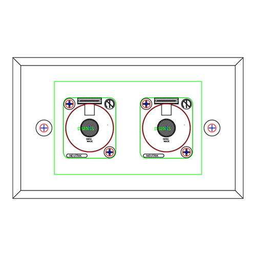 SP-2NJ3 Wall Plate