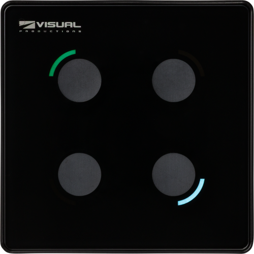 Visual Productions Four button network user interface