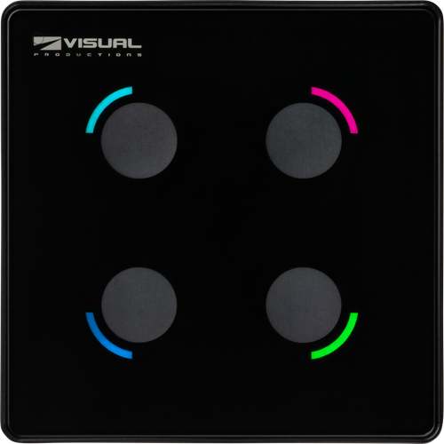 Visual Productions Four button network user interface