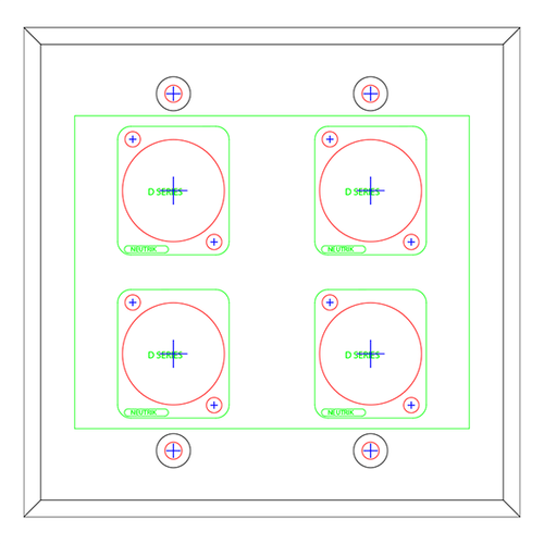 DP-4D Wall Plates