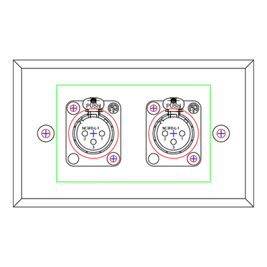 SP-2DFN Wall Plate - ACT Entertainment