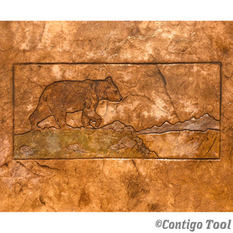 Proline SD9001 Bear Landscape Stamp