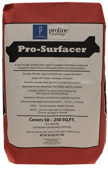 Proline Pro-Surfacer 50 Lb. Bag Resurfacer - White