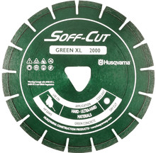 Husqvarna XL6-2000 6" Green Soff-Cut Blade with Skid Plate