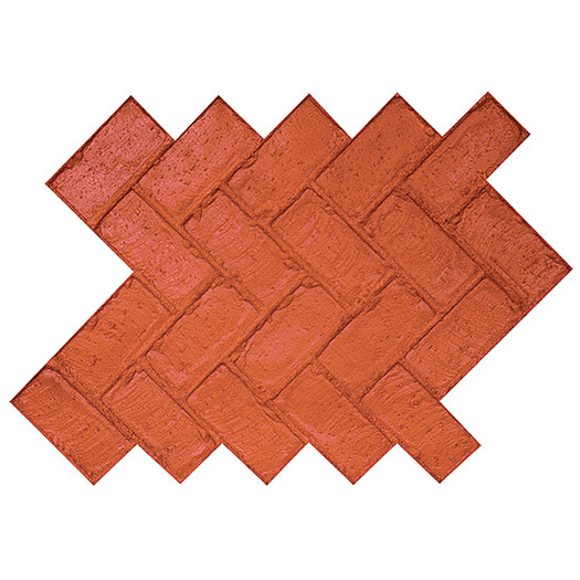Herringbone Used Brick Concrete Stamps by Proline