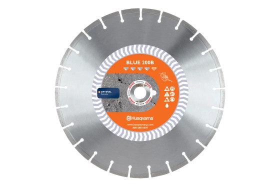 Husqvarna 18" Blue 200B Wet Cured Concrete Diamond Blade