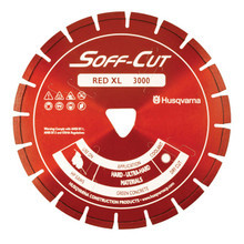 Husqvarna 589770101 10-Pack #XL6-3000 6" Red Soff-Cut Blades with 5 Skid Plates