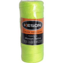 Keson YB500 500 Ft. Neon Yellow Braided Mason Line