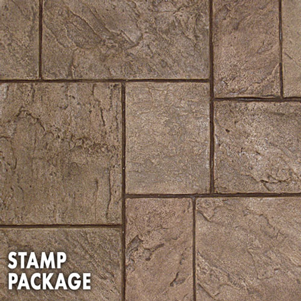 Proline AS100-SET Ashlar New England Slate Concrete Stamp Package 