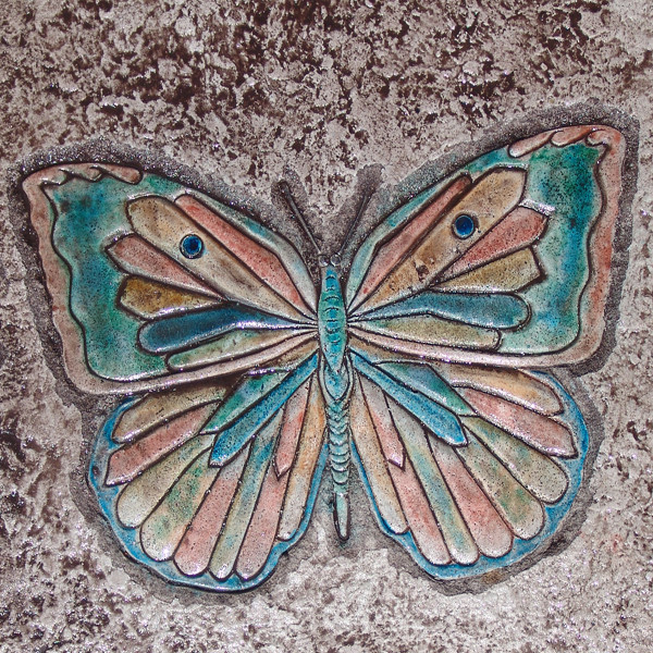 Proline SA2001HE Butterfly Large Stamp Hammered Edge on concrete