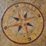 Proline MD7801 Compass Medallion Stamp 8' - 10 Pc. Set