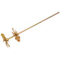 Kraft Tool DC342 Jiffler Mixer with Two 2-1/2" Wheels