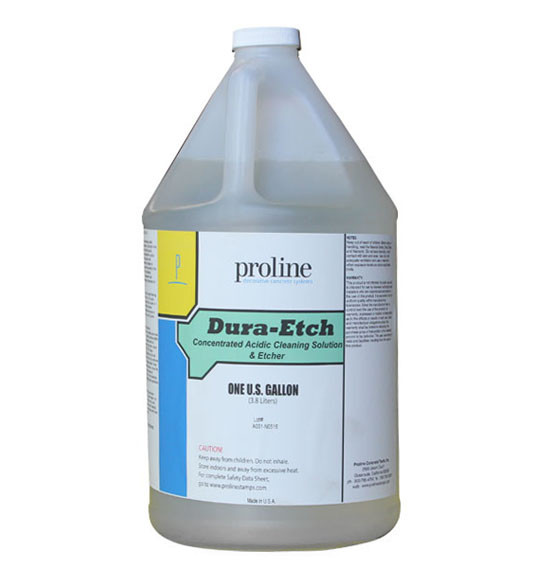 Proline DuraEtch Concrete Etcher & Cleaner 1 Gal. Contigo Tool