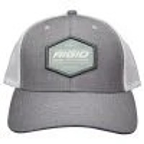 RIGID Custom Snapback Trucker Hat Grey With White Mesh Back - 1049