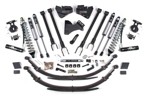5 Inch Lift Kit w/ 4-Link - FOX 2.5 Coil-Over Conversion - Ford F250/F350 Super Duty (20-22) 4WD - Diesel - BDS1569FDSC