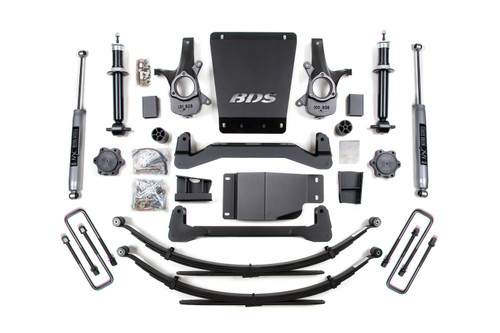 4 Inch Lift Kit - Chevy Silverado or GMC Sierra 1500 (07-13) 4WD - BDS185H