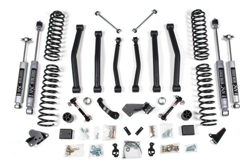 4 Inch Lift Kit - Jeep Wrangler JK (12-18) 2-Door - BDS1714FPE