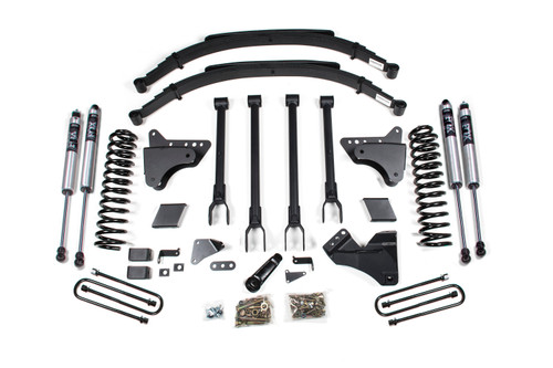 6 Inch Lift Kit w/ 4-Link - Ford F250/F350 Super Duty (05-07) 4WD - Gas - BDS342FS