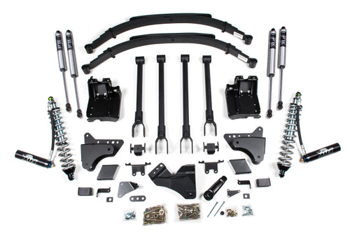 6 Inch Lift Kit w/ 4-Link - FOX 2.5 Coil-Over Conversion - Ford F250/F350 Super Duty (11-16) 4WD - Diesel - BDS596FDSC