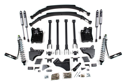 6 Inch Lift Kit w/ 4-Link - FOX 2.5 Coil-Over Conversion - Ford F250/F350 Super Duty (11-16) 4WD - Diesel - BDS597F