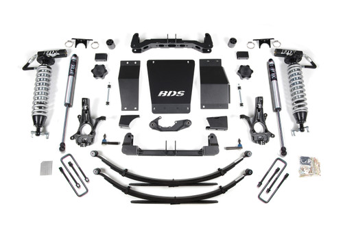 4 Inch Lift Kit - FOX 2.5 Coil-Over - Chevy Silverado or GMC Sierra 1500 (14-18) 4WD - BDS716F