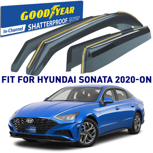 GOODYEAR In-Channel Window Deflectors Shatterproof - GY003476