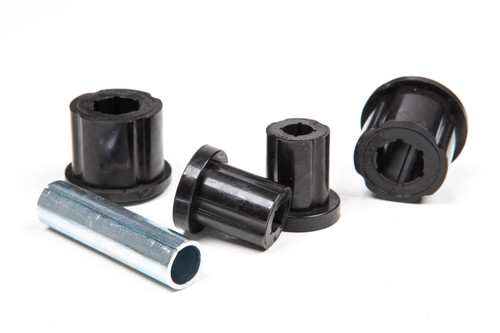 Jeep CJ Rear Spring Bushing Kit Black - BDS074009