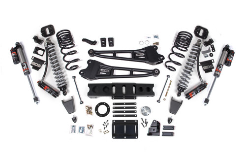 2014-2018 Ram 2500 4wd 6" Radius Arm Suspension Lift Kit, 4.5" Rear, Coil Spring - BDS2100PES
