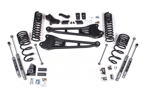 2025-2026 Ram 2500 4wd (Diesel) 4" Radius Arm Suspension Lift Kit, 2.5" Rear Lif - BDS2143FS
